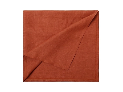Скатерть льняная Linen collection brown 145х110 см 919220 400_400_2085435